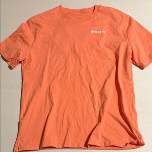 Costa Men's Orange Short Sleeve Tee